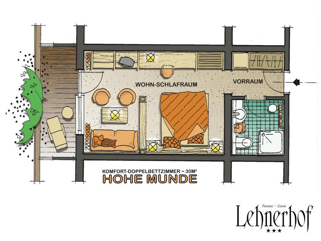 Pension Lehnerhof Leutasch Rum bild